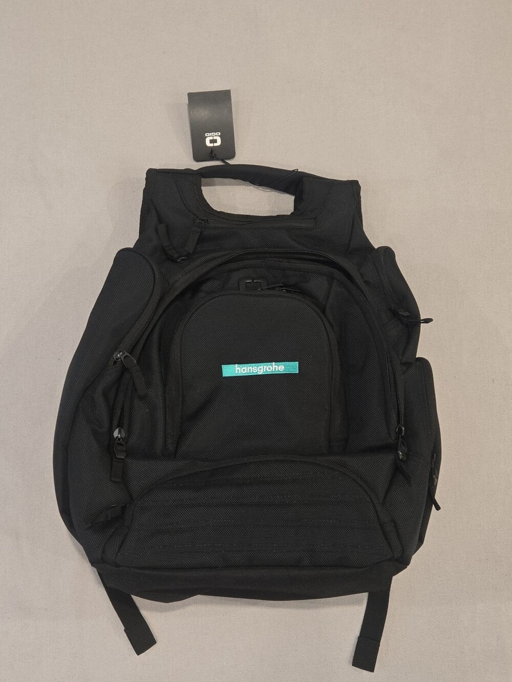 OGIO Metro Black Nylon Backpack Laptop Sleeve Hidden Audio Organizer Brand New
